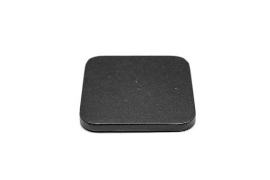 Iulia Black Wood Coaster With Cork Rubber Bottom Set Black Coasters Standard Iulia