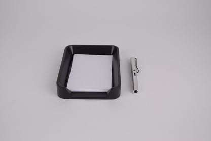 Kartvizitlik, 4x6 Not Kağıdı Tepsisi, Siyah veya Turuncu Not Düzenleyici