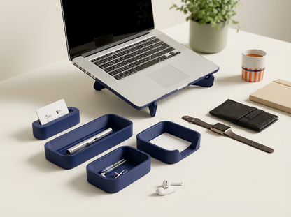 Gece Mavisi Masa Düzenleyici Seti