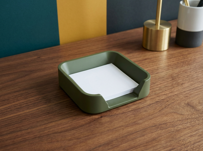 Olive Green Desk Organizer Set