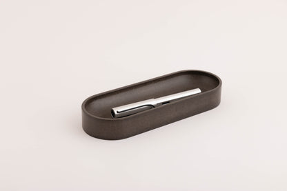 Gray Large Oval Pen Tray
