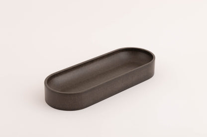 Gray Large Oval Pen Tray