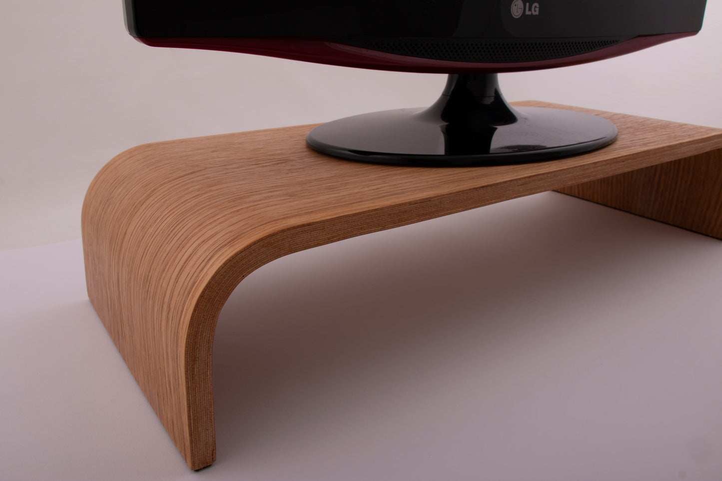 Oak Monitor Stand
