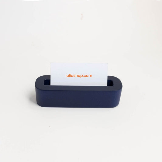 Night Blue Business Card Holder