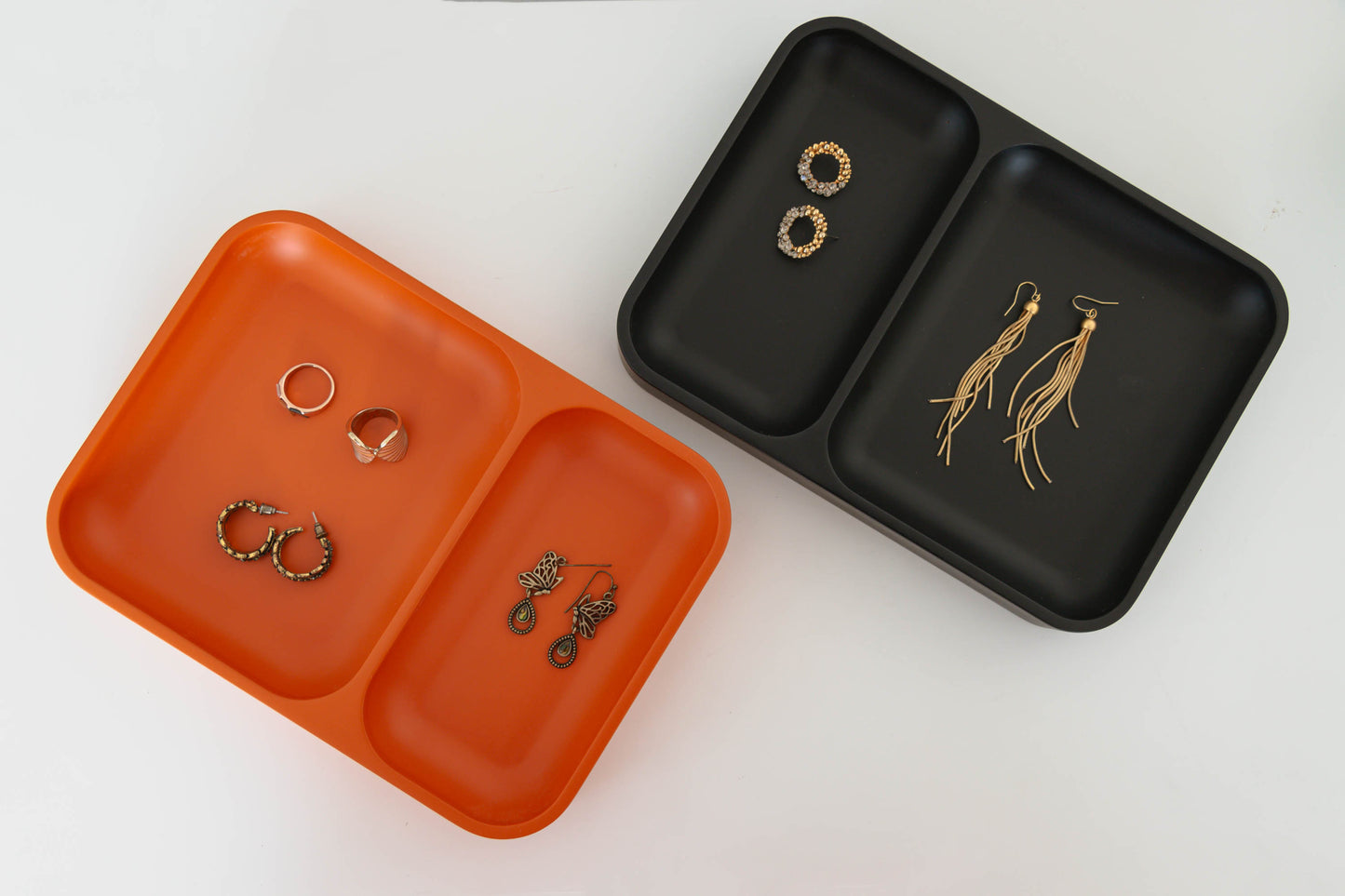 Orange Catchall Tray, Jewelry Tray