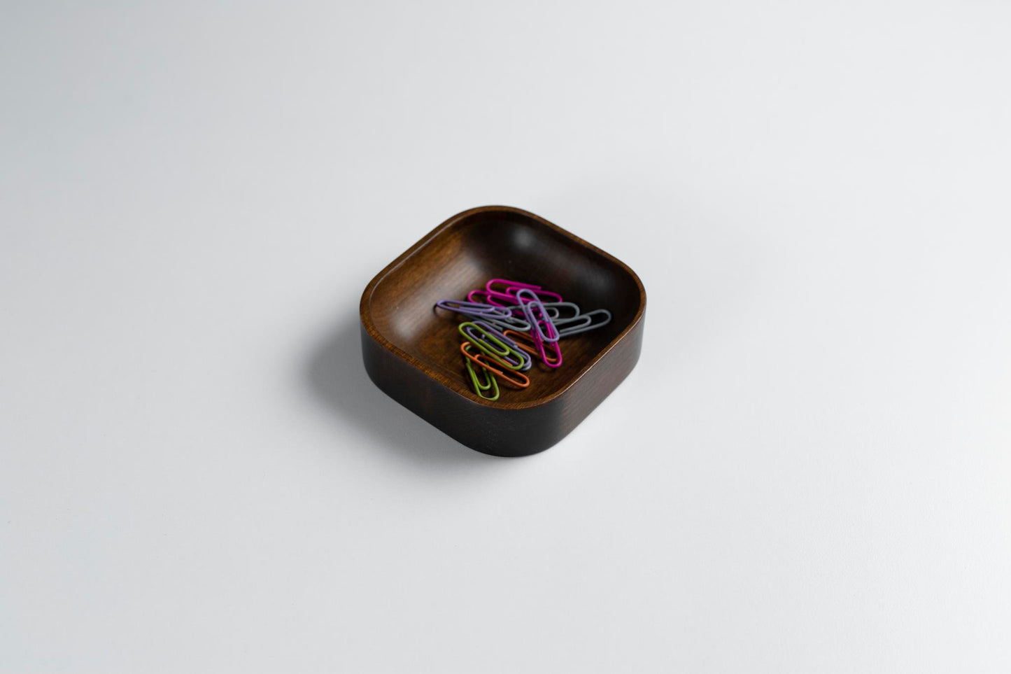 Ceviz Boyalı Kayın Ağacı Masa Düzenleyici Seti 