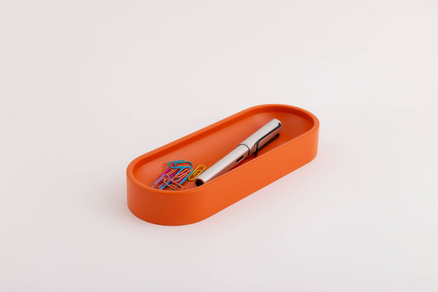 Orange Desk Organizer