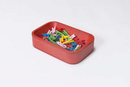 Red Desk Organizer Set