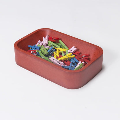 Red Paper Clip Holder