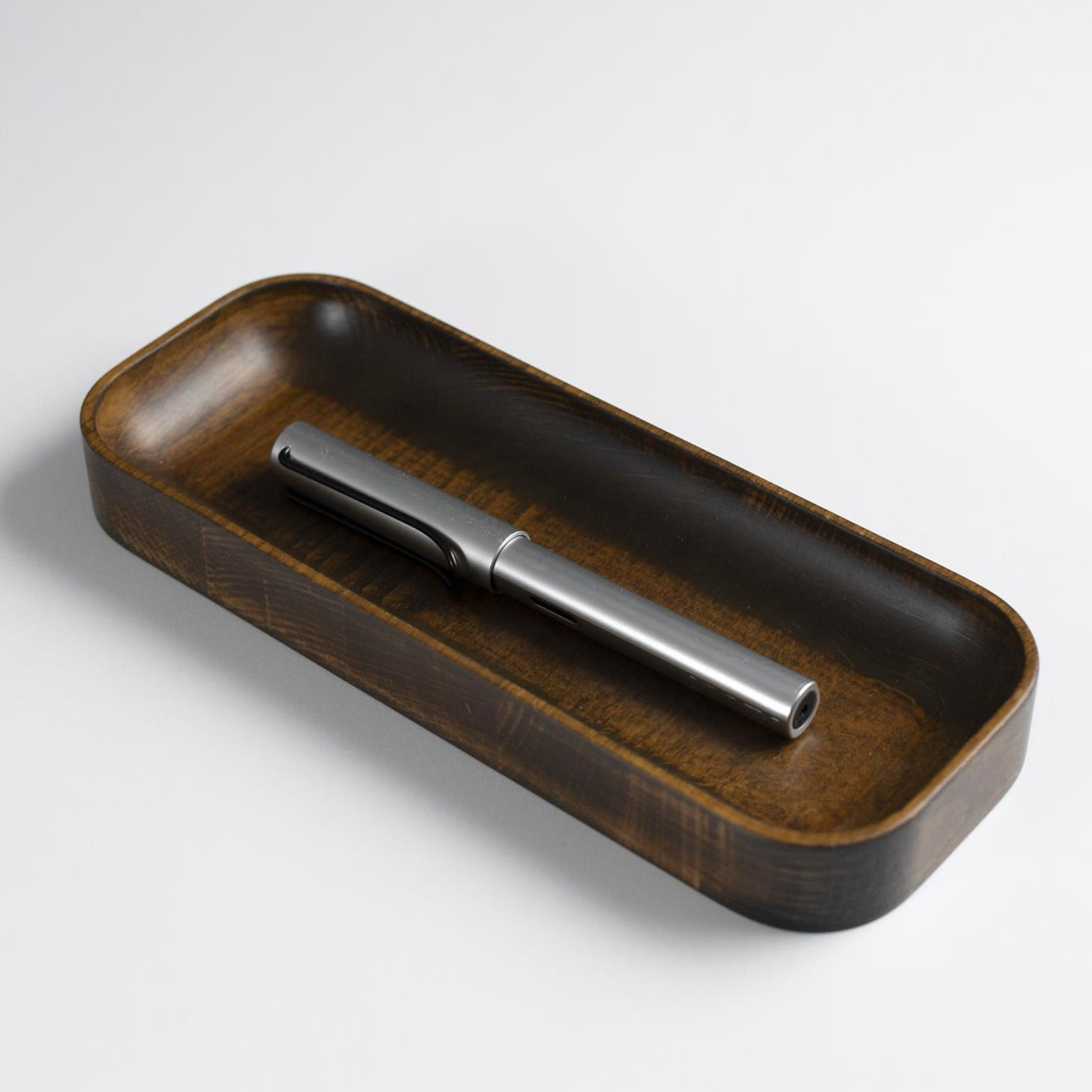 Ceviz Boyalı Kayın Ağacı Kalemlik