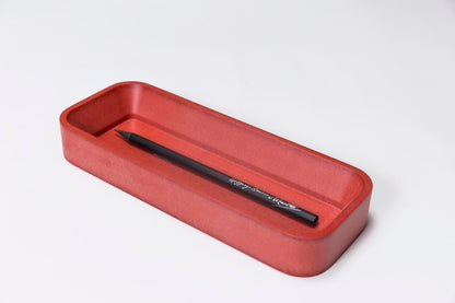 Red Desk Organizer Set