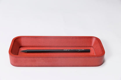 Red Desk Organizer Set