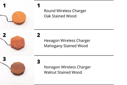 Ahşap Kablosuz Qi Şarj Cihazı