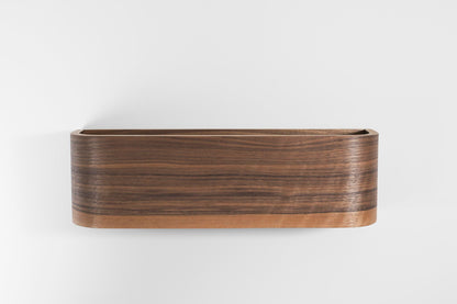 Walnut Entryway Organizer