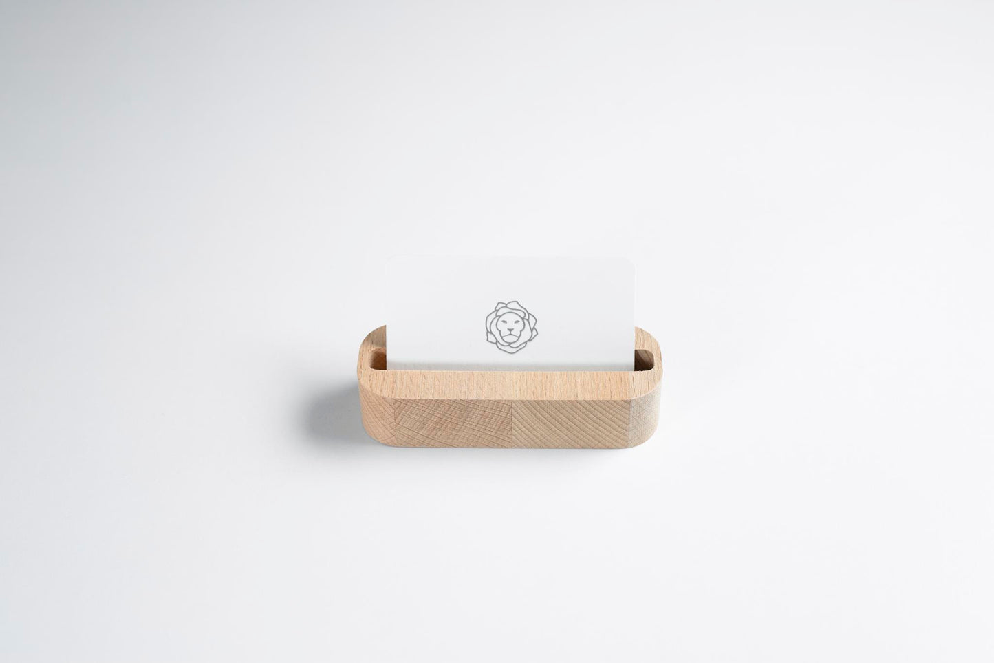 Beechwood Business Card Holder