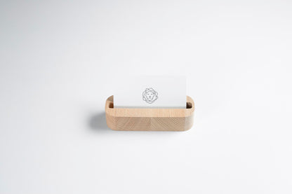 Beechwood Business Card Holder