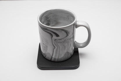 Iulia Black Wood Coaster With Cork Rubber Bottom Set Black Coasters Standard Iulia