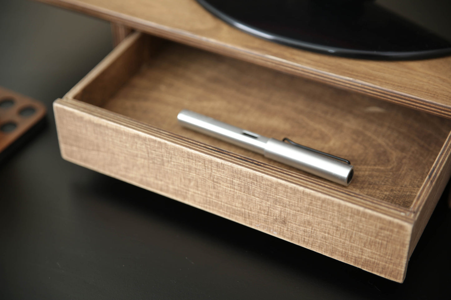 Masa için Ahşap Monitör Standı 